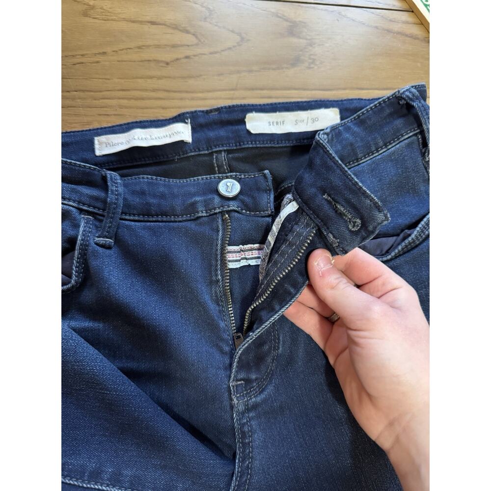 Anthropologie Pilcro And The Letterpress Women Size 30 Serif Jeans Skinny City - Picture 8 of 13